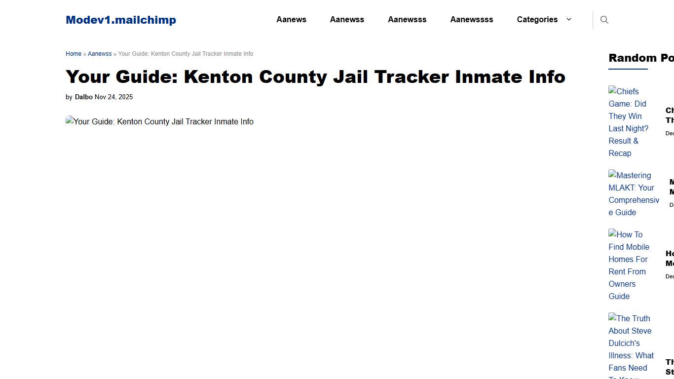 Your Guide: Kenton County Jail Tracker Inmate Info